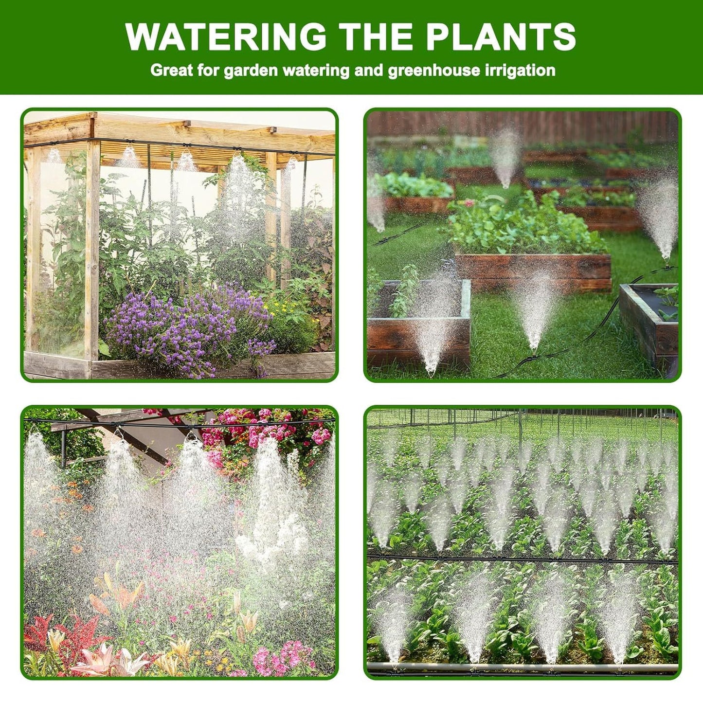 Misters For Outside Patio Outdoor Misting Cooling System For Patio Garden Greenhouse Trampoline