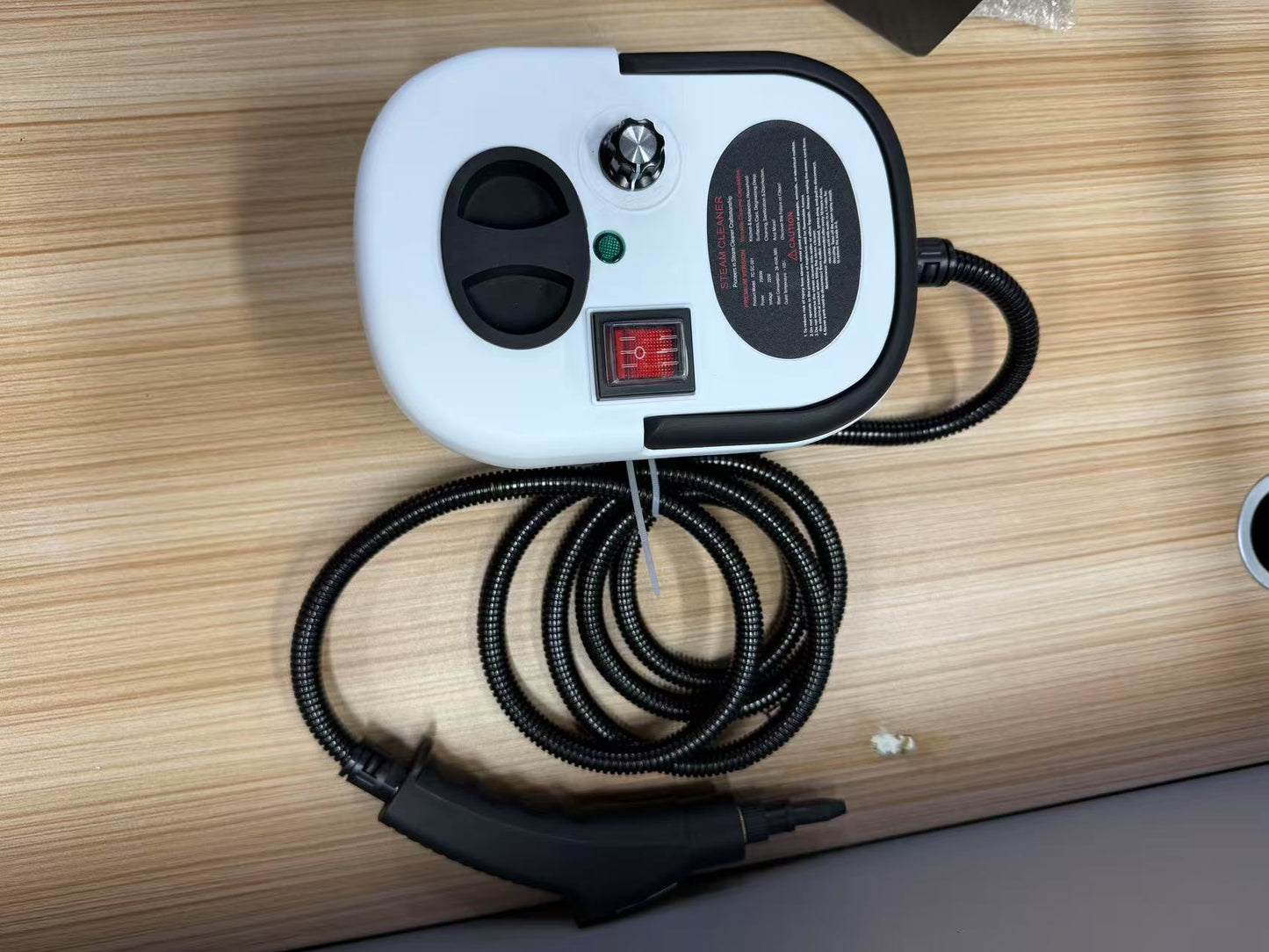 Handheld Steam Cleaner, Steamer For Cleaning, 2500W Pressurized Steam Cleaner With 1.2L Water Tank And 7 Attachments, Portable Steamer Cleaner For Home Car Kitchen Bathroom Furniture Tile Grout