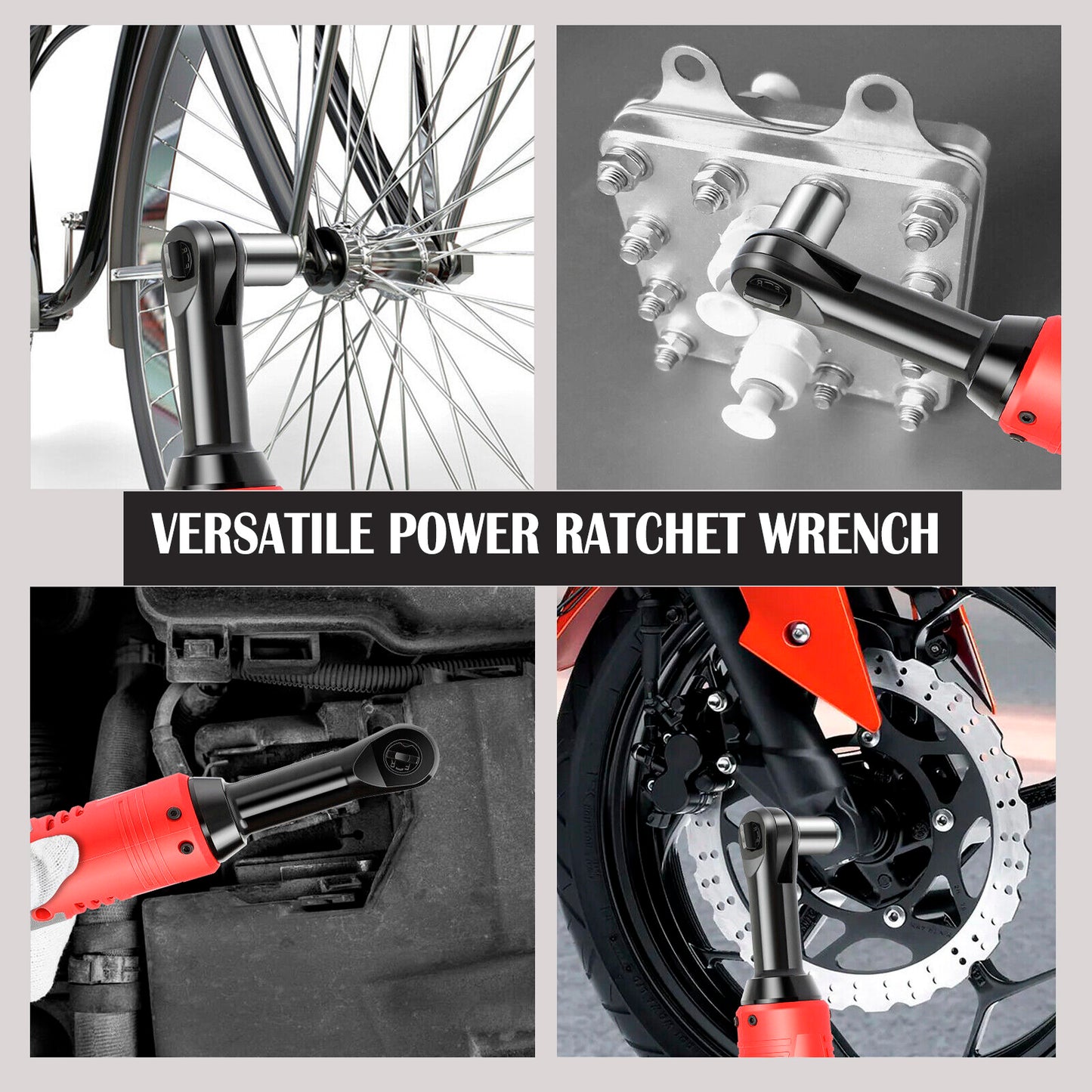 TQUAGGA Cordless Electric Ratchet Wrench Set, 12V, 45ftlbs,Variable Speed Power Ratchet Wrench,with Batteries2,Automotive Repair Tools, Electric Tools Cordless,Hardware,Impact,Heavy Duty