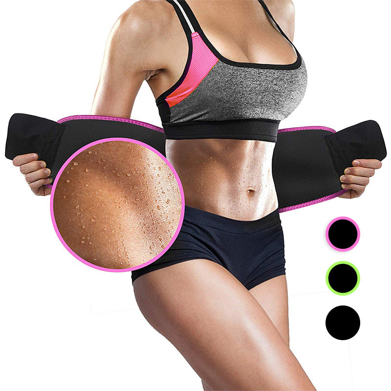 Waist Trimmer Belt Body Shaper Abdominal Trainer Weight Loss Fat Burning Straps